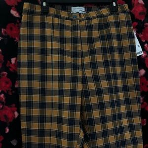 UO Tessa Plaid Notched Pant